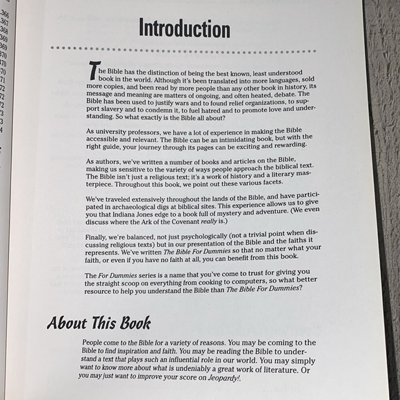 The Bible for Dummies book  FREE WITH PURCHASE - Picture 5 of 16